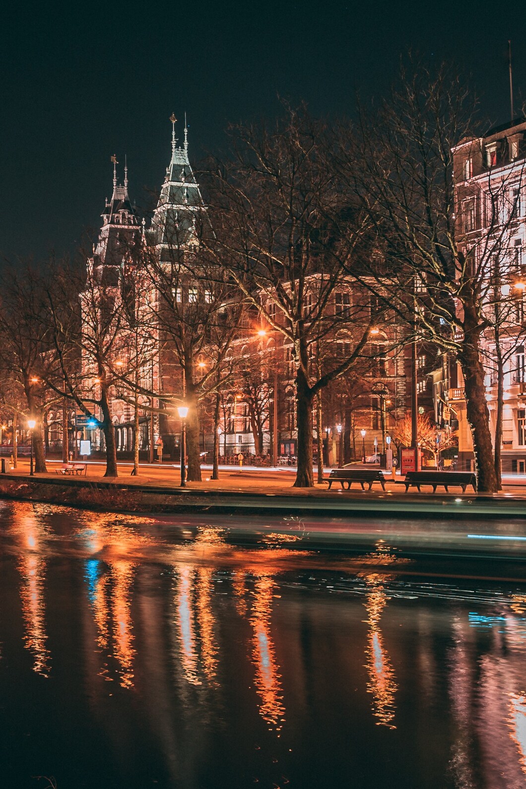 Amsterdam in de nacht