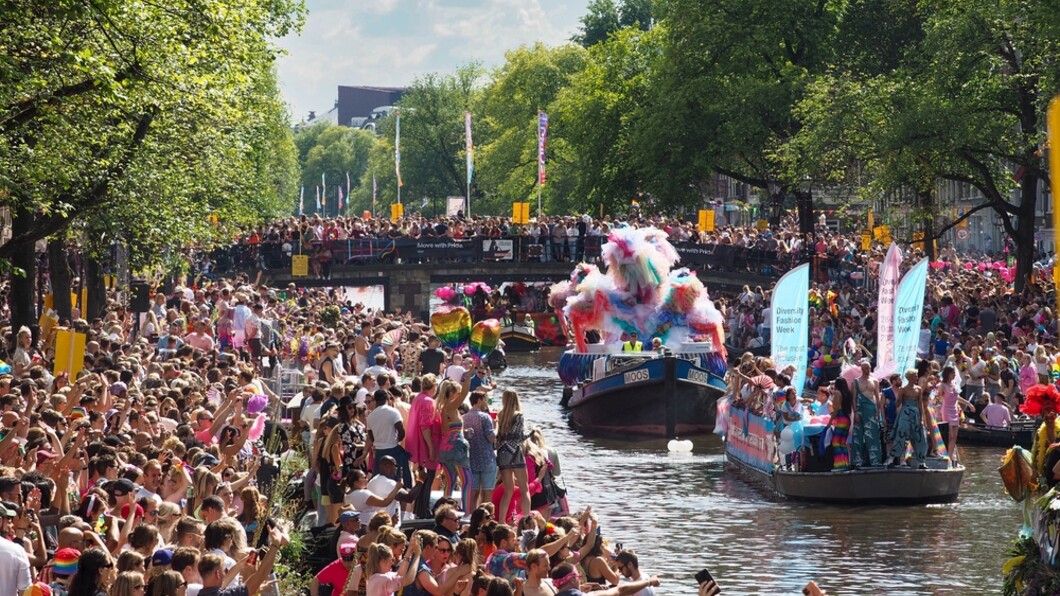 Pride Amsterdam canal