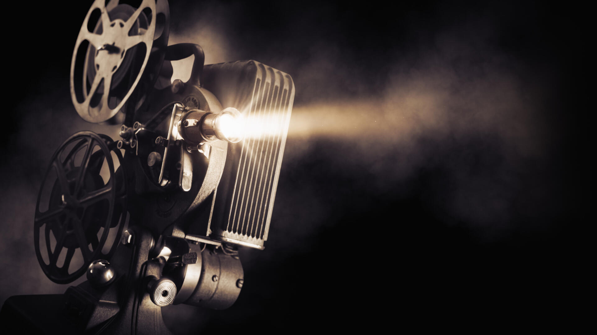 een ouderwetse filmprojector