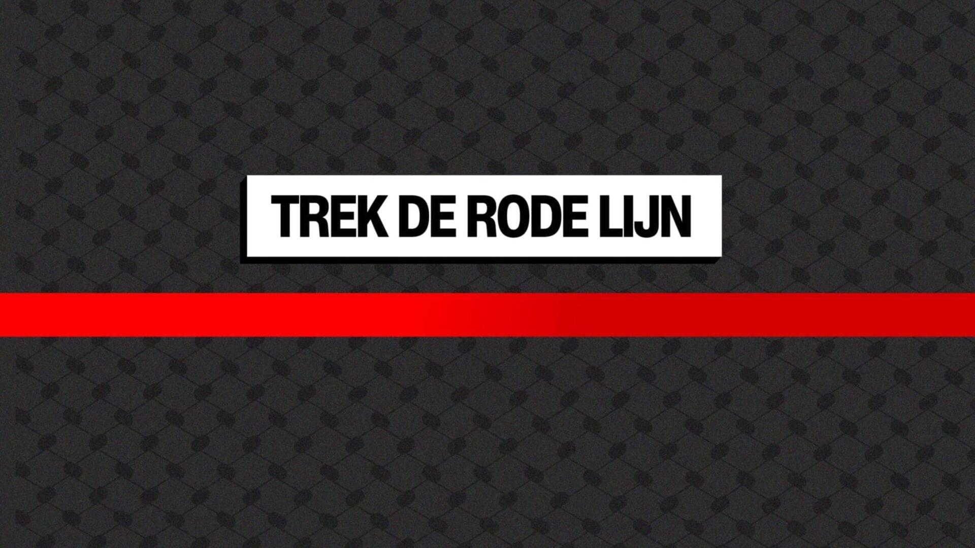 tekst: trek de rode lijn