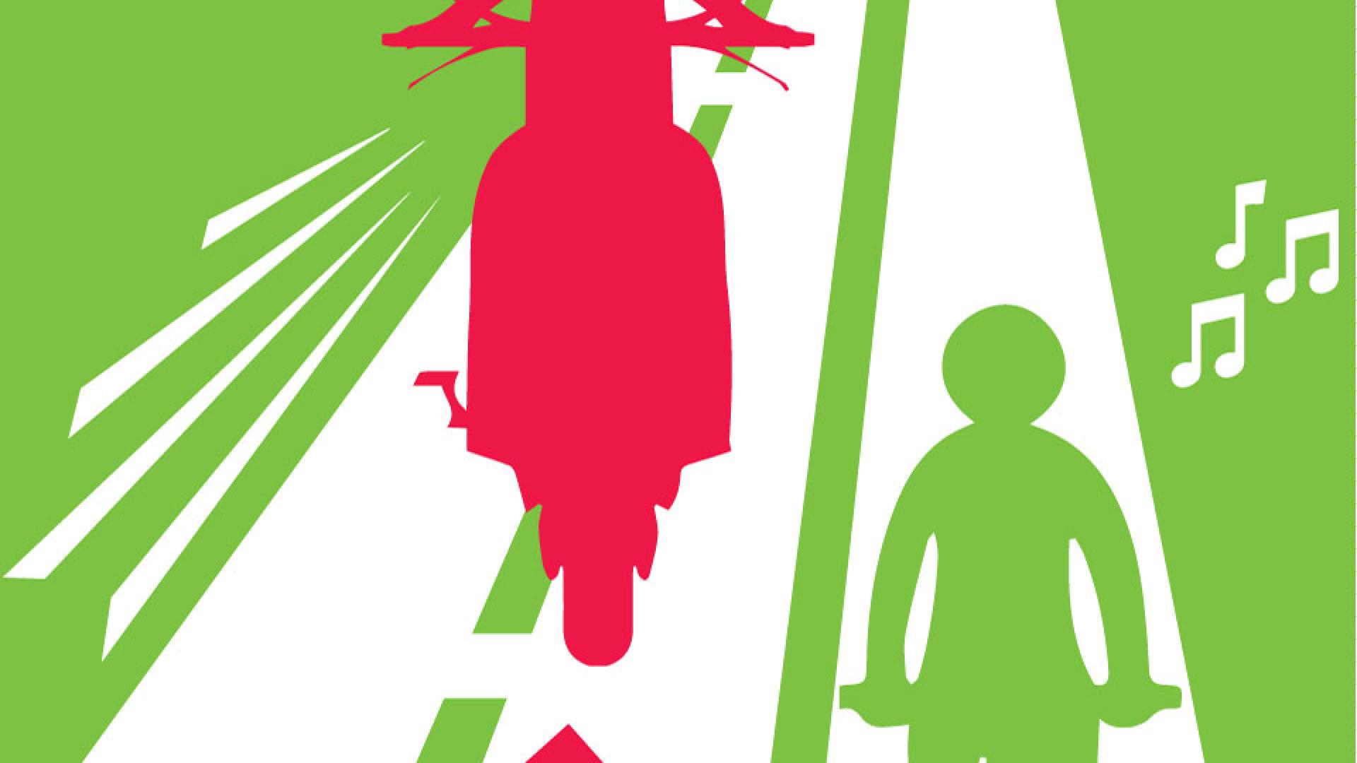 Fietspad scootervrij